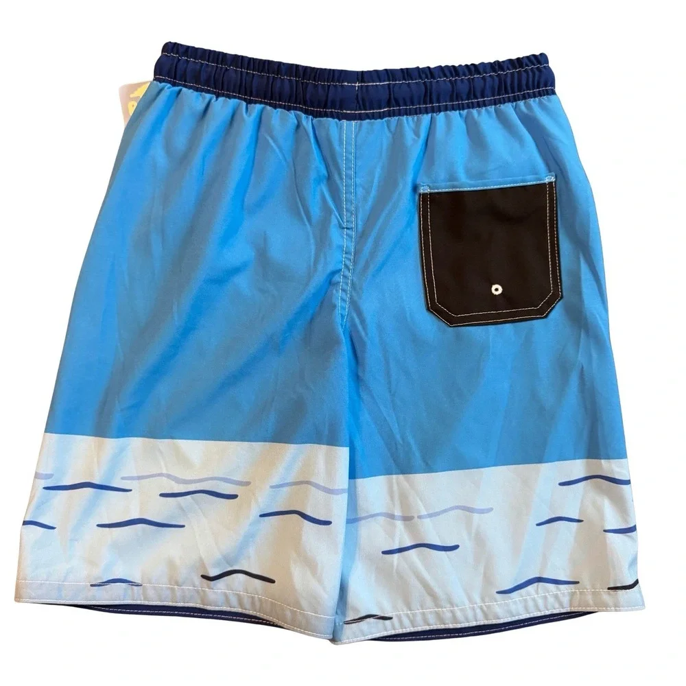 Bluey & Bingo Boys Swim Trunks Large‎ 10/12 UPF-50+ NWT